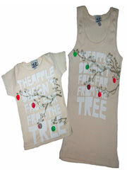 organic apple mom baby set
