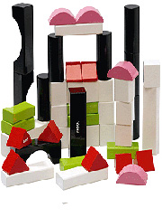 brio 50 piece wooden building blocks