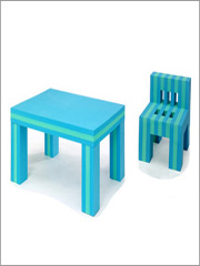 offi EVA kids foam table and chair set