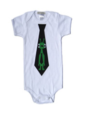 alien tie onesie