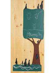 lovely peel & stick chalkboard tree