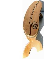 bamboo stool step