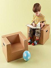 cardboard chair