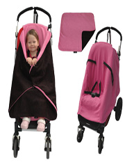 napwell toddler feet free stroller blanket set