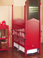 bold red nursery